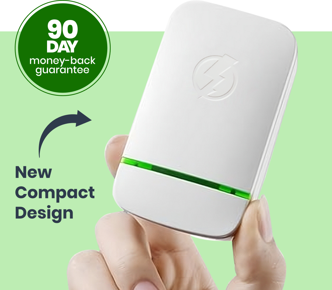 Power Saver Pro X device in hand